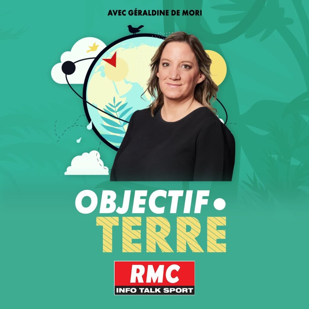 Logo RMC podcast Objectif terre